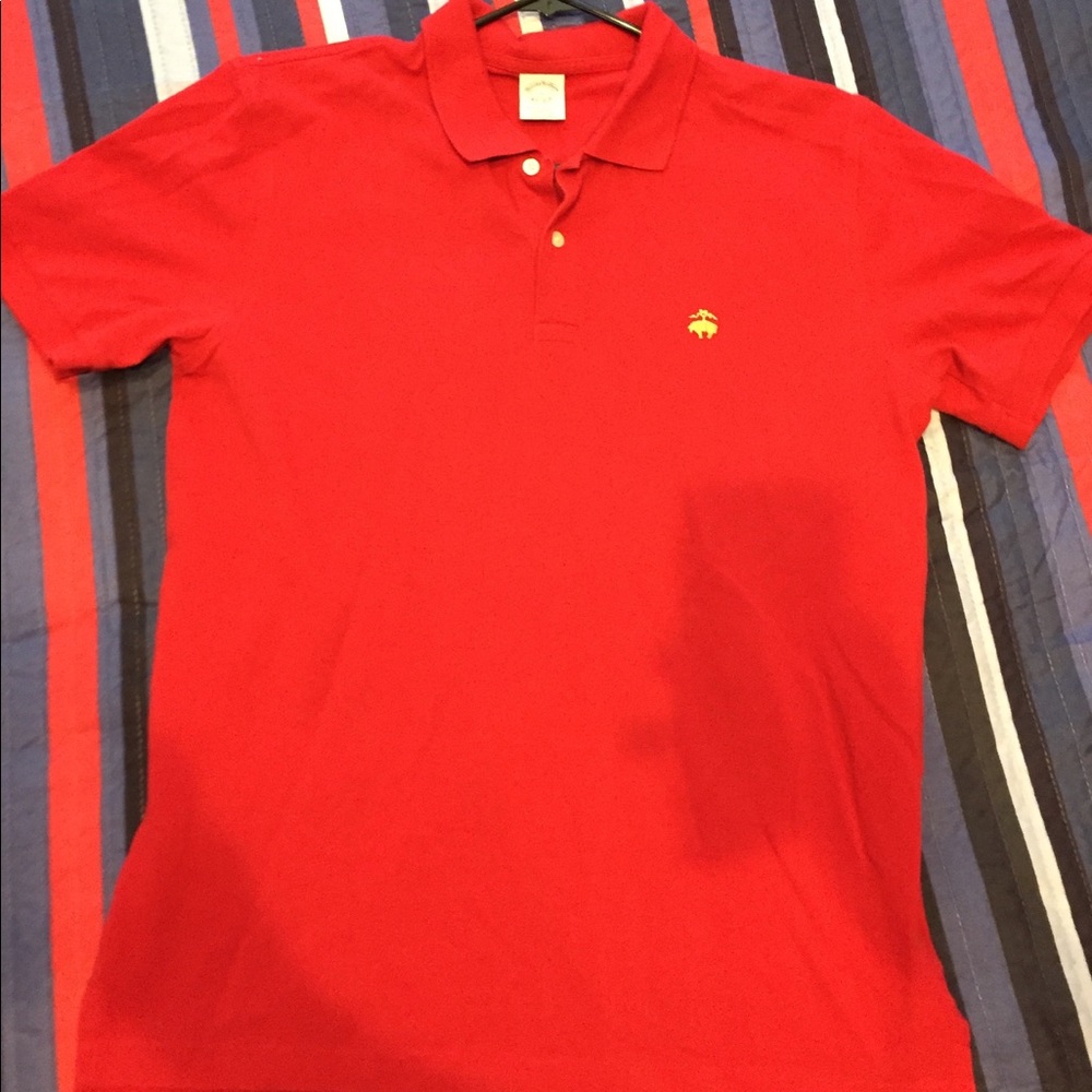 Red Men’s Brooks Brothers Slim Fit Polo